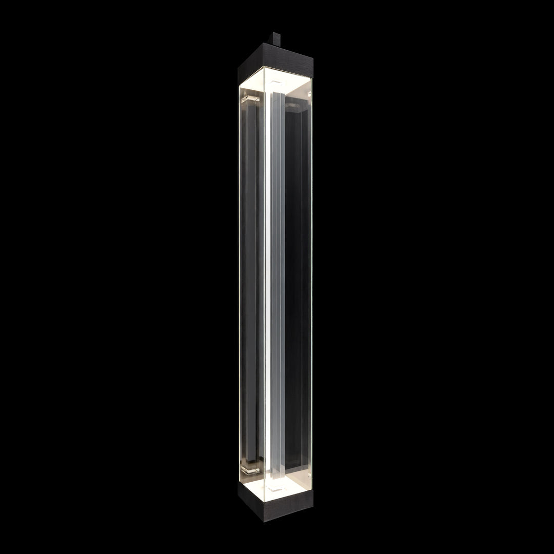 Claro Outdoor Square Glass Wall Sconce by Zeev - view 34