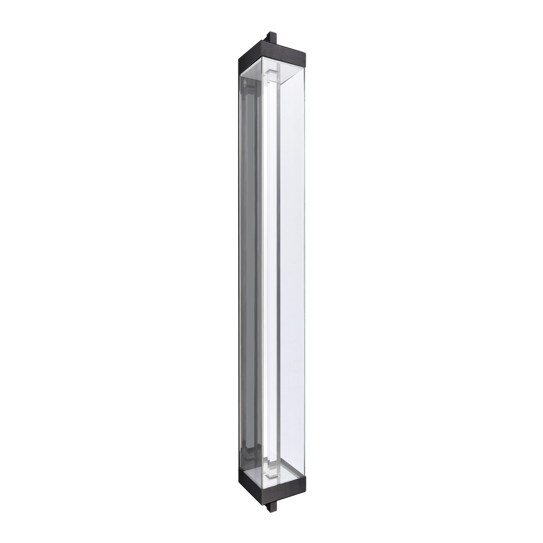 Claro Outdoor Square Glass Wall Sconce, 72", by Zeev