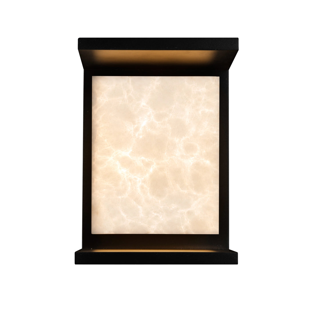 Levana Outdoor Large Exterior Alabaster Wall Sconce by Zeev - view 12