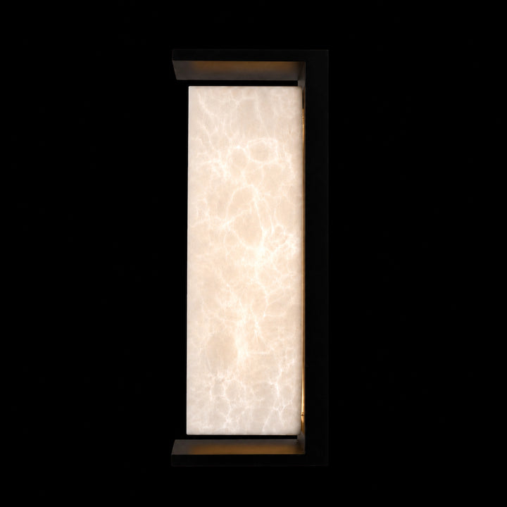 Levana Outdoor Large Exterior Alabaster Wall Sconce by Zeev - view 6