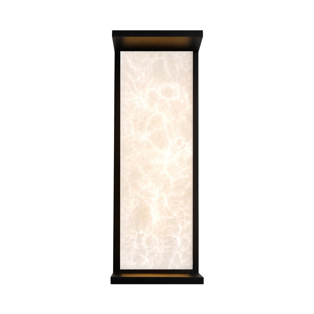 Levana Outdoor Large Exterior Alabaster Wall Sconce by Zeev - view 2