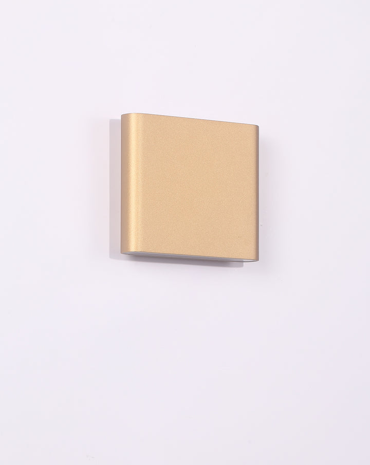 Vista LED Outdoor Wall Light in Soft Gold by Russell