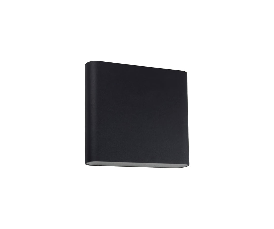 Vista LED Outdoor Wall Light in Black by Russell