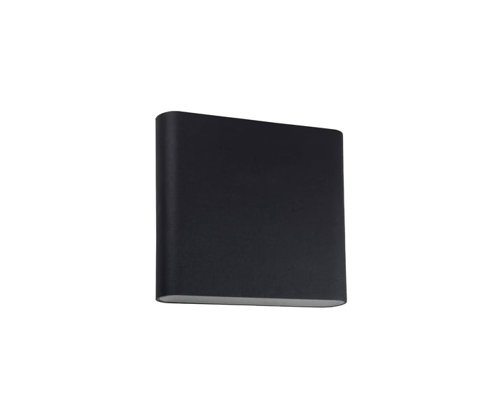 Vista LED Outdoor Wall Light in Black by Russell
