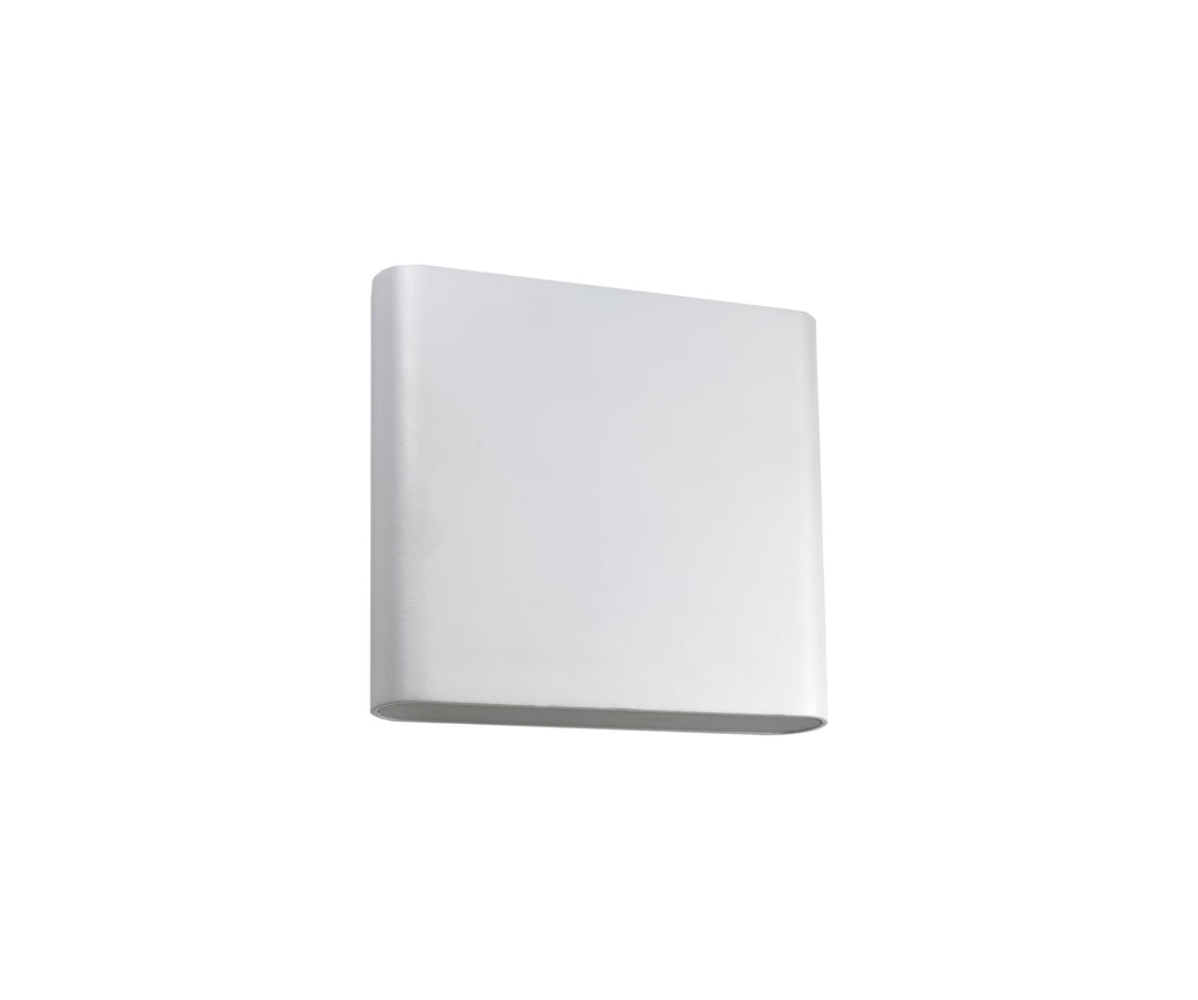 Vista LED Outdoor Wall Light in White by Russell