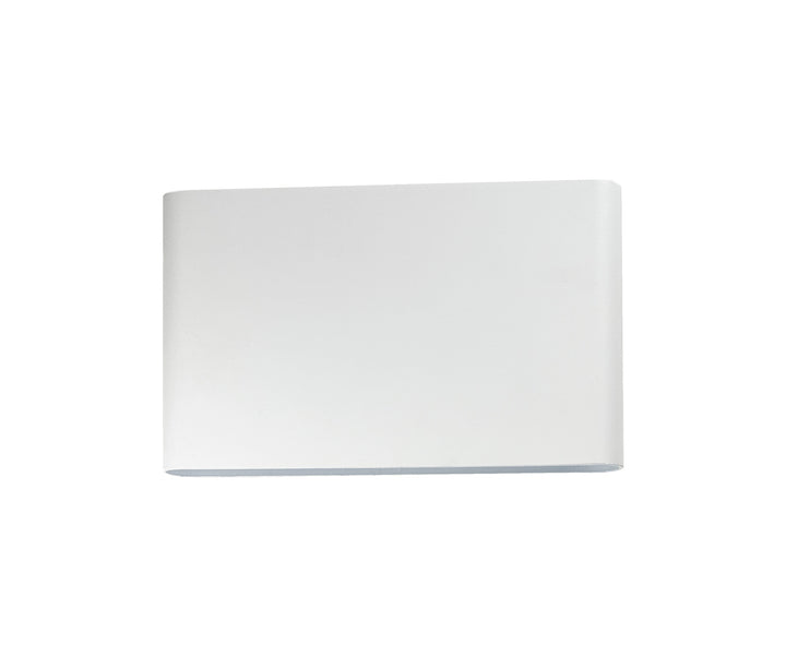 Vista LED Outdoor Wall Light in White by Russell
