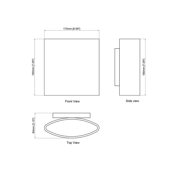 Ovi LED Outdoor Wall Light by Russell - view 2