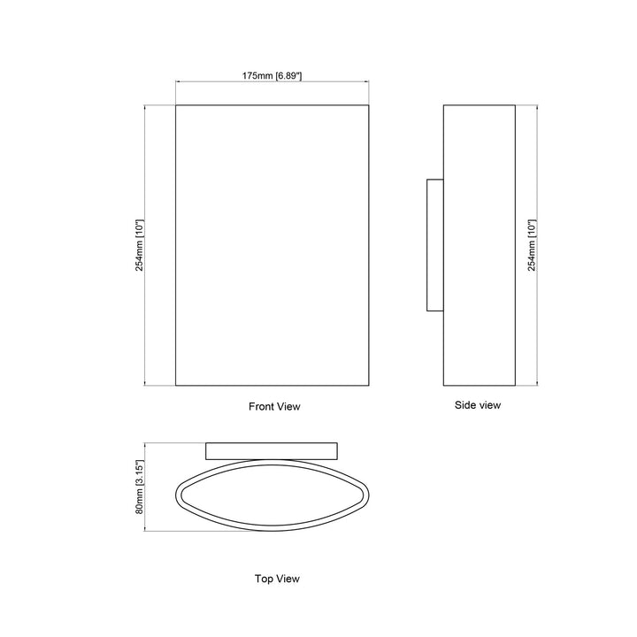 Ovi LED Outdoor Wall Light by Russell - view 4