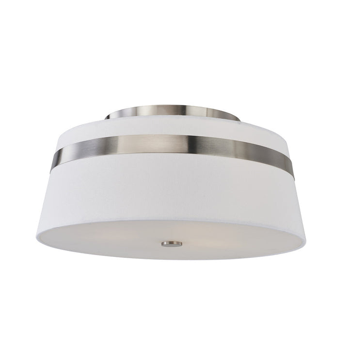 Lazo Semi-Flush Mount in Brushed Nickel by Avista