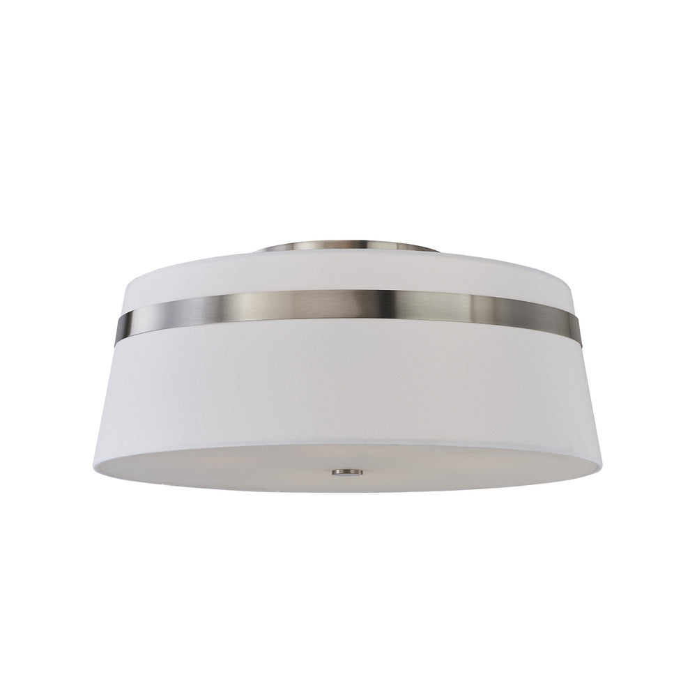 Lazo Semi-Flush Mount in Brushed Nickel by Avista