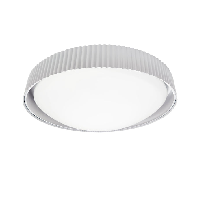 Fabiana 37W 3CCT Flush Mount in Matte White by Dainolite