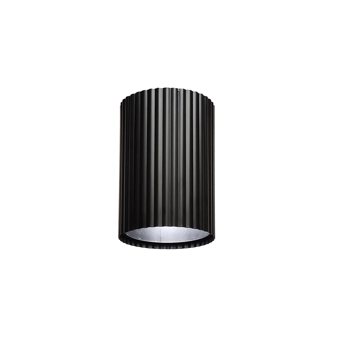 Fabiana 15W 3CCT Flush Mount in Matte Black by Dainolite