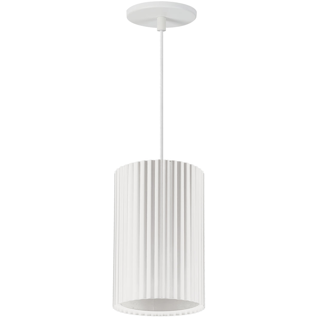 Fabiana 15W 3CCT Pendant in Matte White by Dainolite