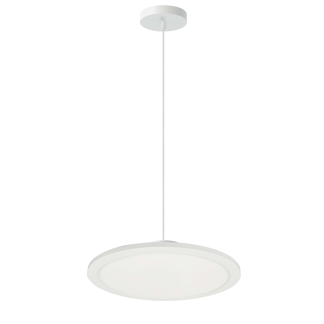 Franchesa 25W 5CCT Pendant in Matte White by Dainolite