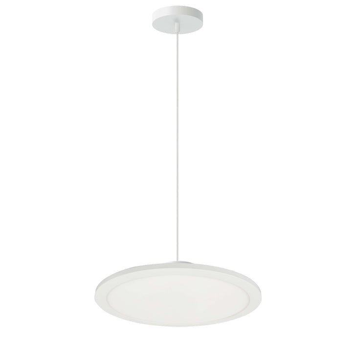 Franchesa 25W 5CCT Pendant in Matte White by Dainolite