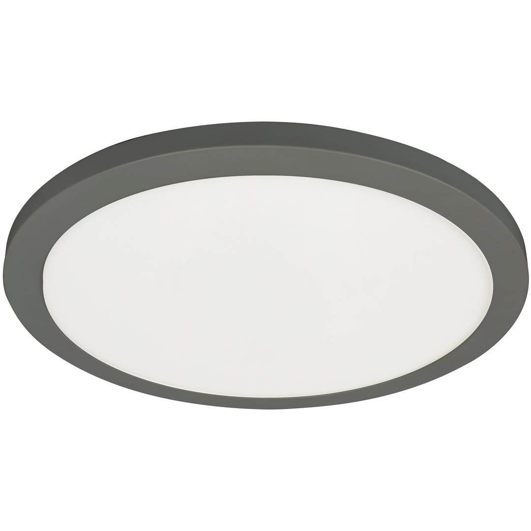 Franchesa 30W Flush Mount 5CCT in Matte Black by Dainolite