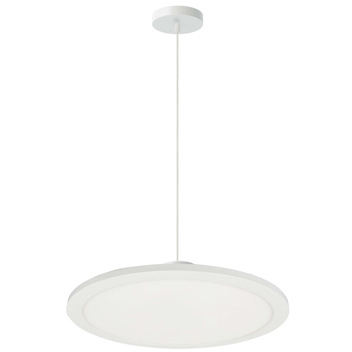 Franchesa 30W 5CCT Pendant in Matte White by Dainolite