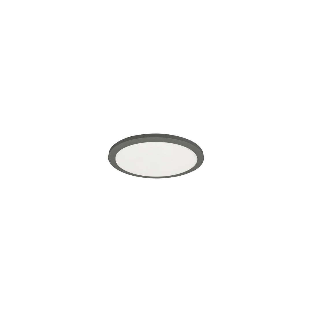 Franchesa 8W Flush Mount 5CCT in Matte Black by Dainolite