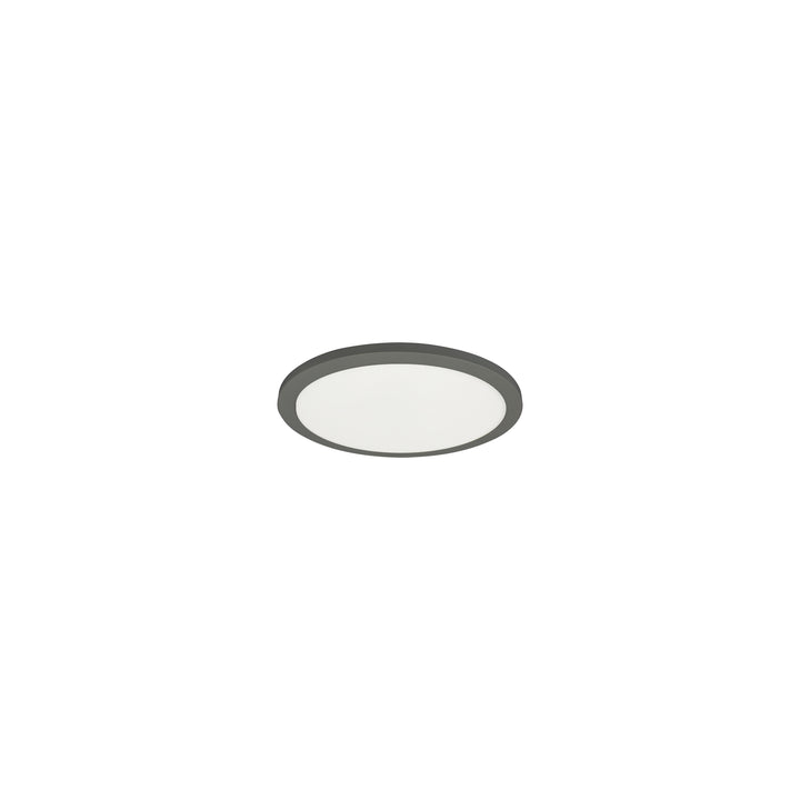 Franchesa 8W Flush Mount 5CCT in Matte Black by Dainolite