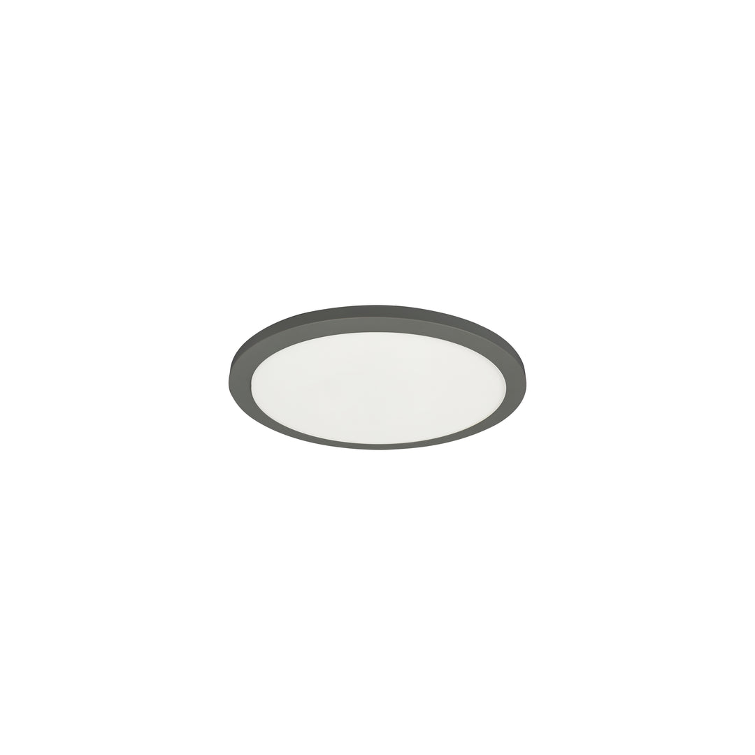 Franchesa 14W Flush Mount 5CCT in Matte Black by Dainolite