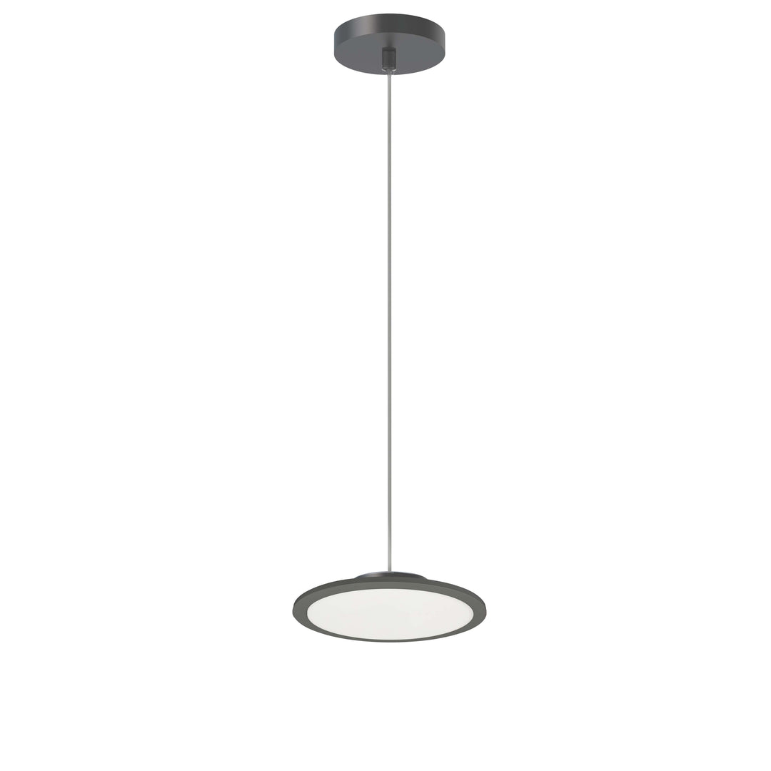 Franchesa 14W 5CCT Pendant in Matte Black by Dainolite