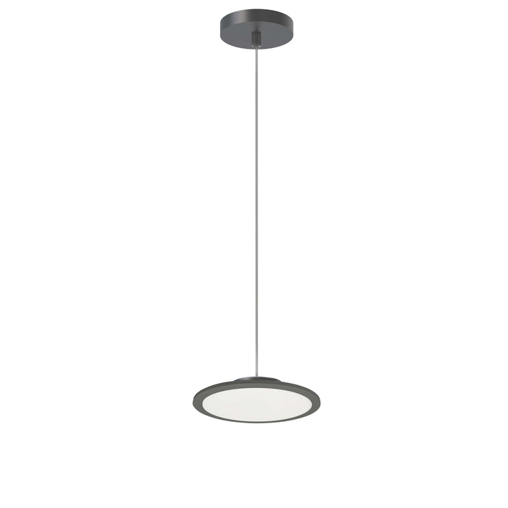 Franchesa 14W 5CCT Pendant in Matte Black by Dainolite