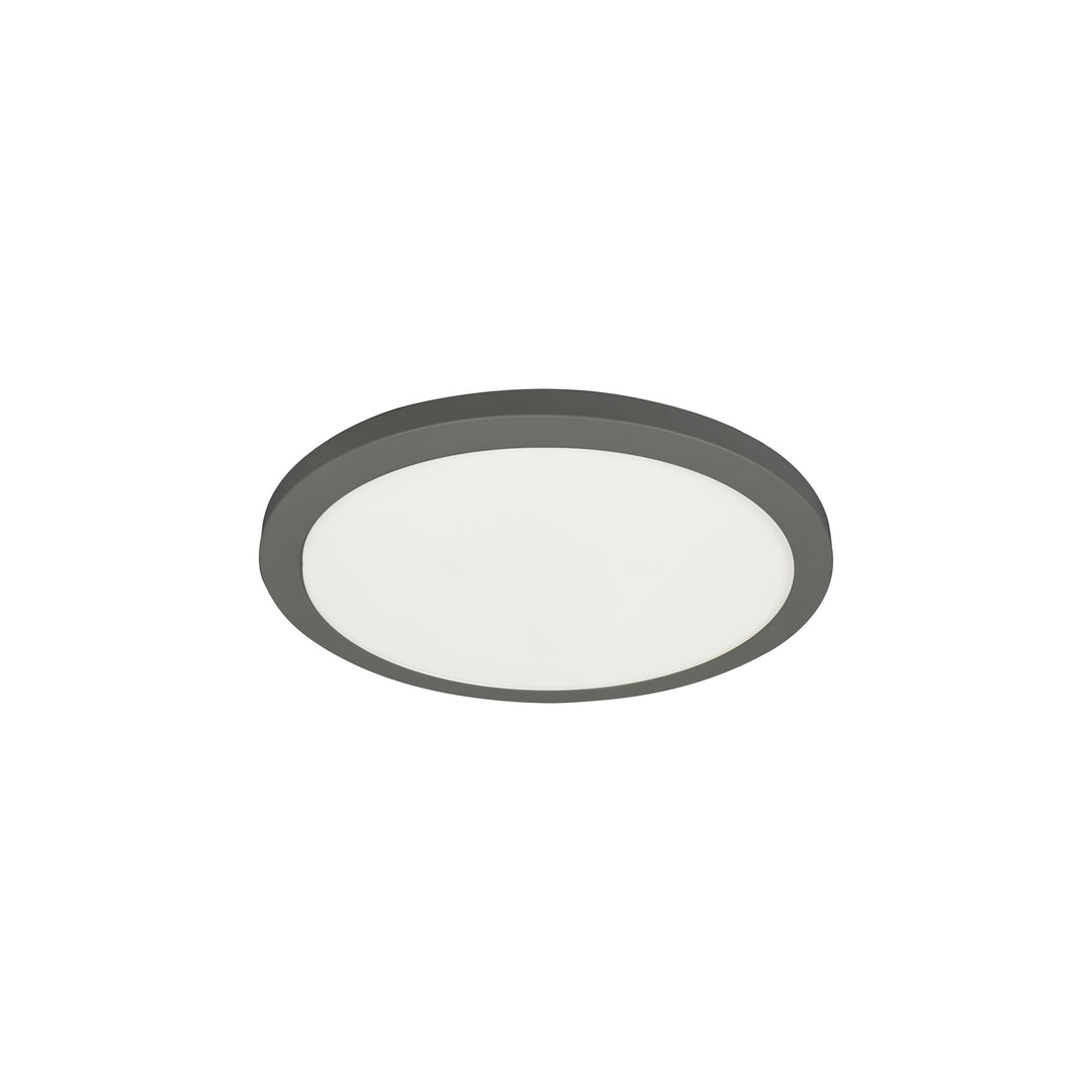 Franchesa 20W Flush Mount 5CCT in Matte Black by Dainolite