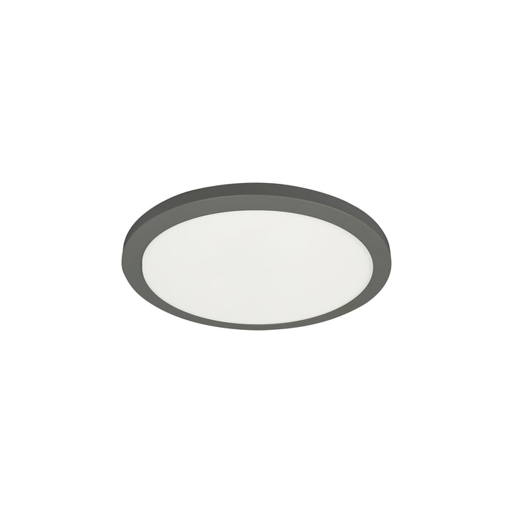 Franchesa 20W Flush Mount 5CCT in Matte Black by Dainolite