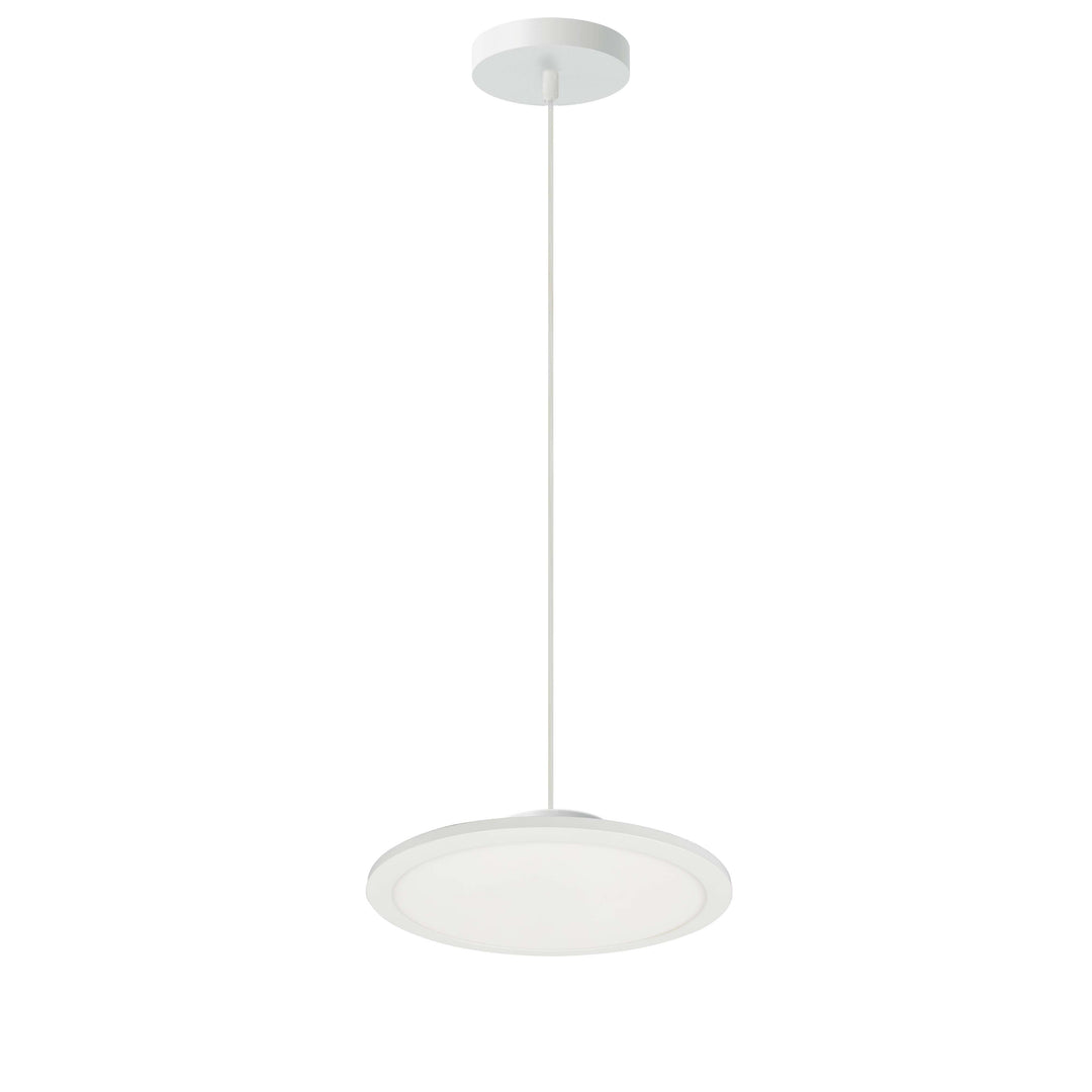 Franchesa 20W 5CCT Pendant in Matte White by Dainolite