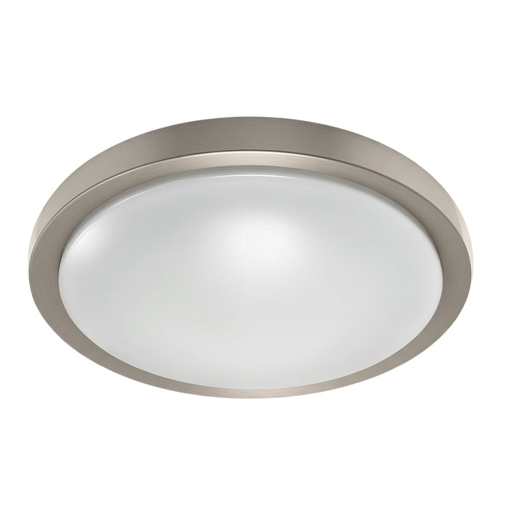 Frida 30W 5CCT Flush Mount in Satin Chrome by Dainolite