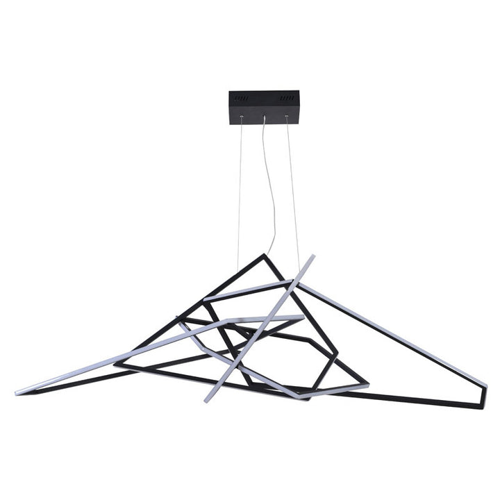 Stainless Steel LED Chandelier with Acrylic Diffusers by Bethel - view 22