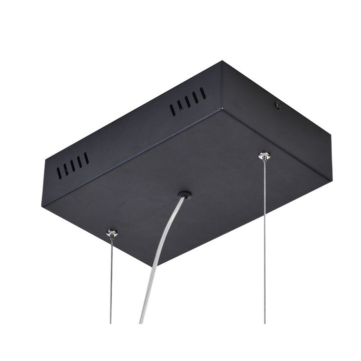 Stainless Steel LED Chandelier with Acrylic Diffusers by Bethel - view 26
