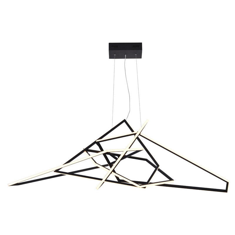 Stainless Steel LED Chandelier with Acrylic Diffusers by Bethel - view 27