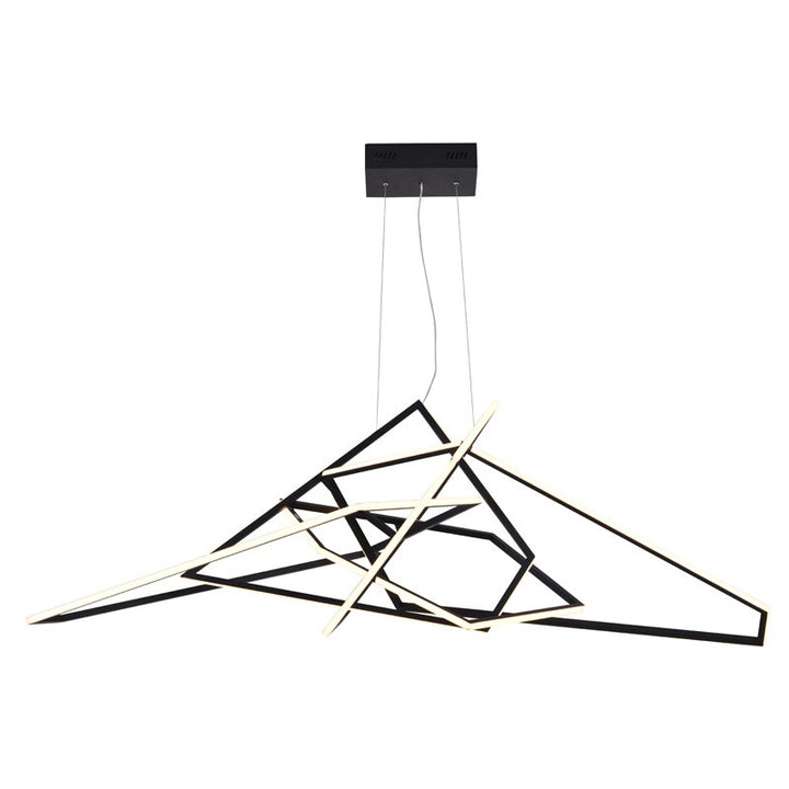 Stainless Steel LED Chandelier with Acrylic Diffusers by Bethel - view 27