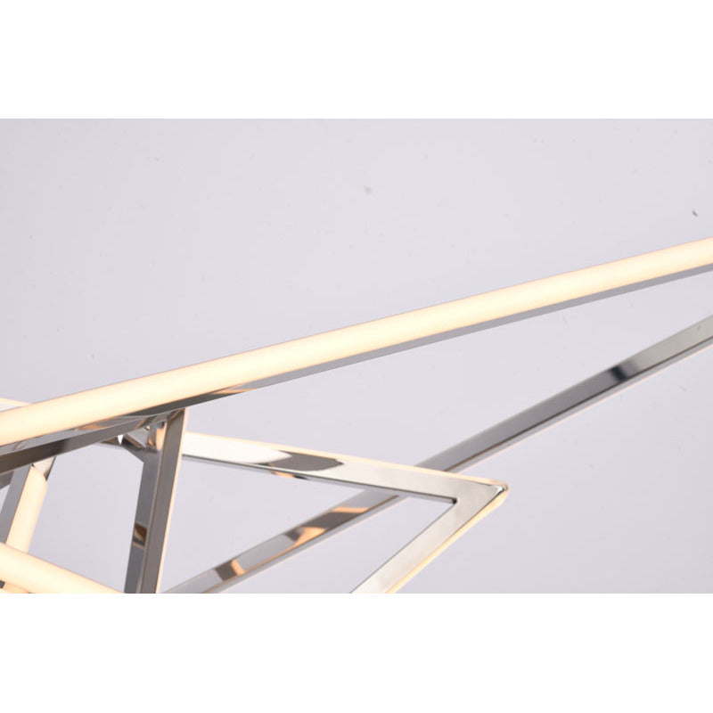Stainless Steel LED Chandelier with Acrylic Diffusers by Bethel - view 31