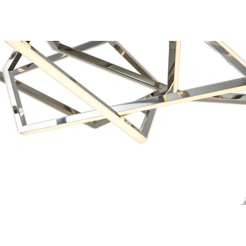 Stainless Steel LED Chandelier with Acrylic Diffusers by Bethel - view 8