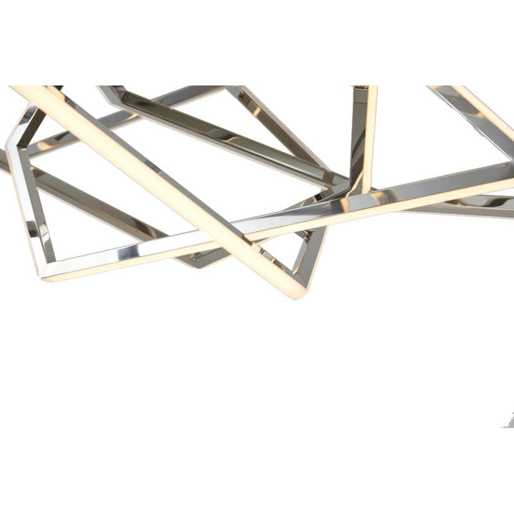 Stainless Steel LED Chandelier with Acrylic Diffusers by Bethel - view 8