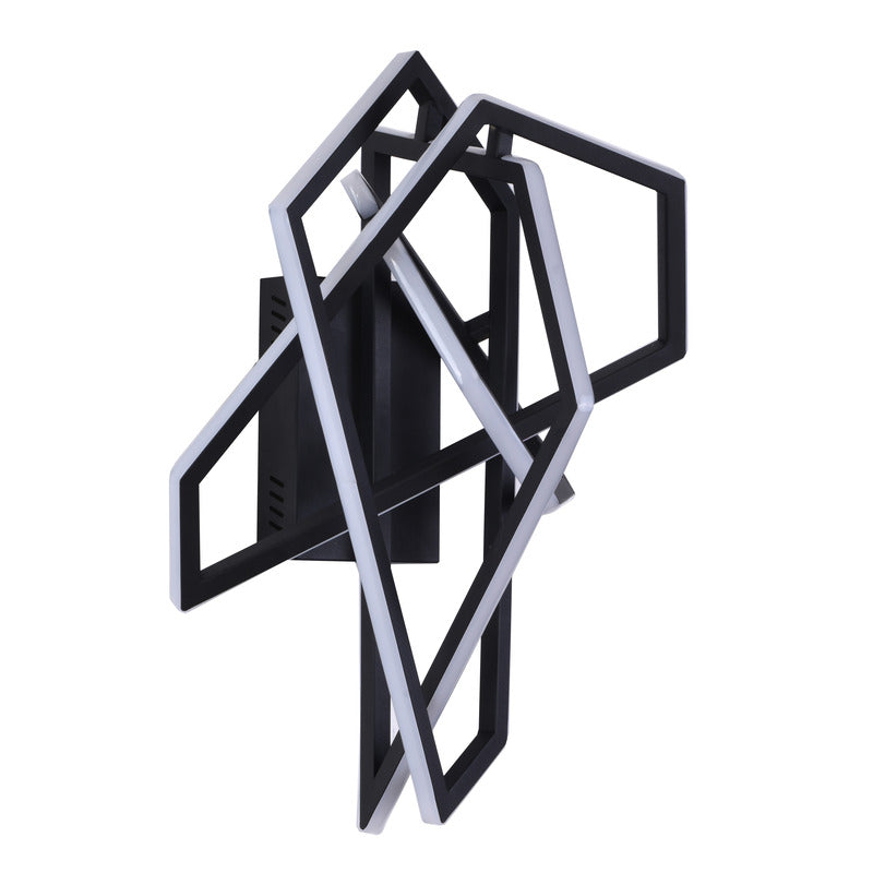 Stainless Steel Geometric Wall Sconce with Acrylic Diffuser by Bethel - view 13