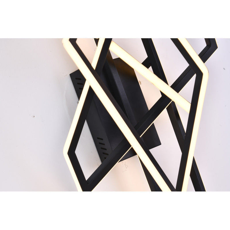 Stainless Steel Geometric Wall Sconce with Acrylic Diffuser by Bethel - view 14