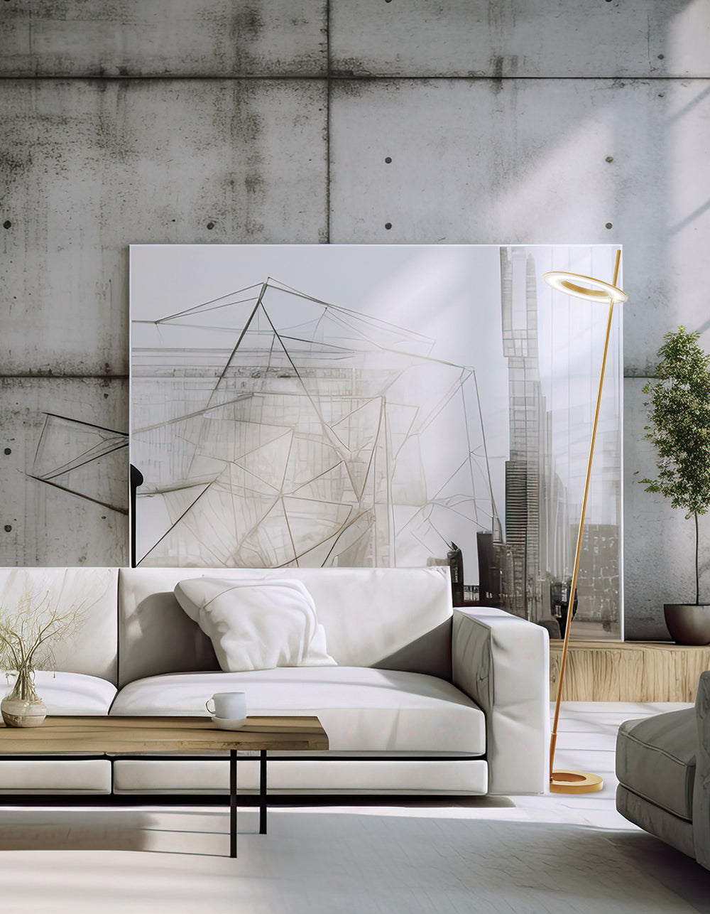 Finley 15W Floor Lamp by Dainolite - view 2