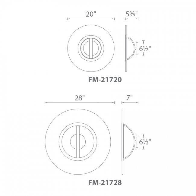 Elektron Semi-Flush Mount 3000K by WAC Lighting - view 8
