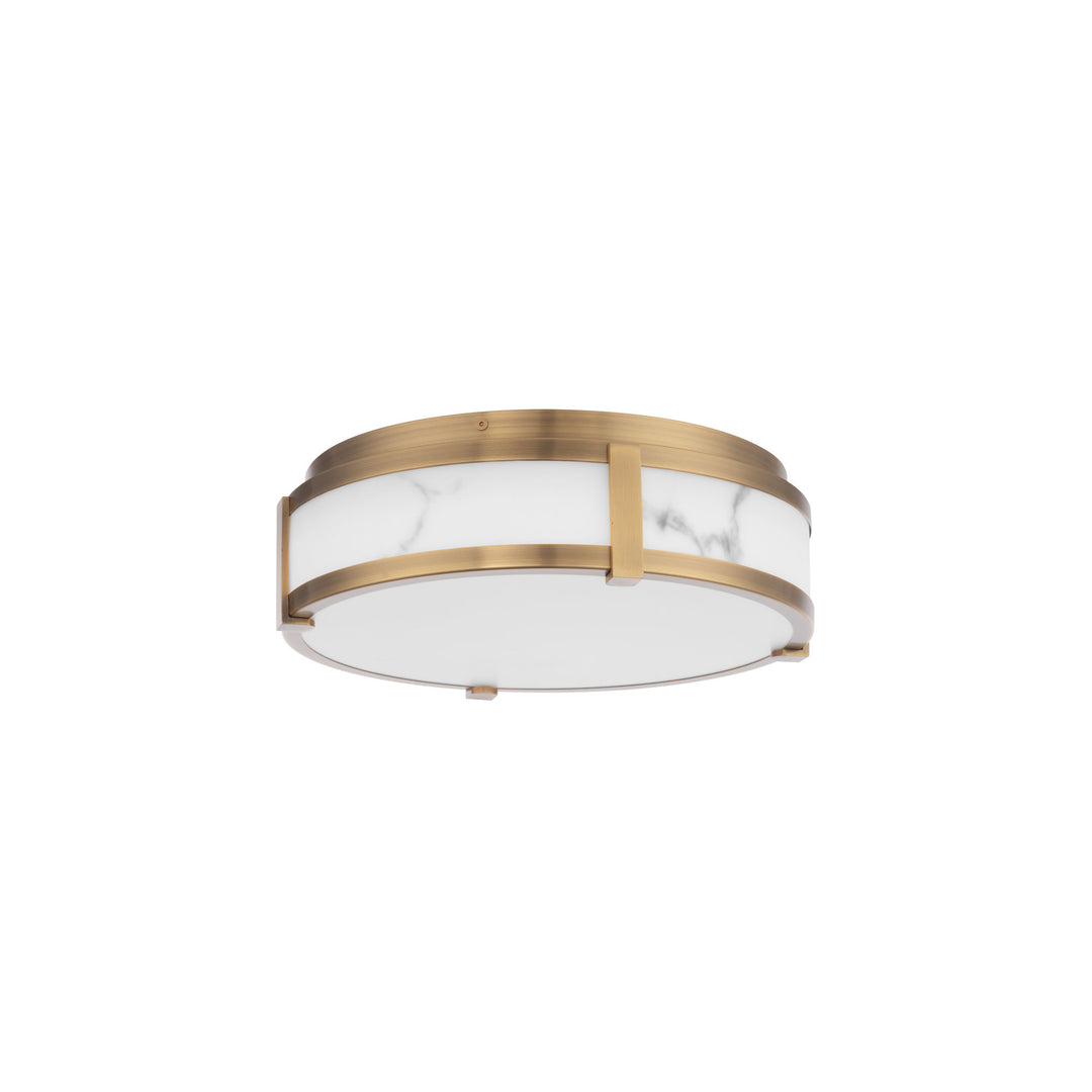 Constantine Flush Mount 3000K in Aged Brass by WAC Lighting
