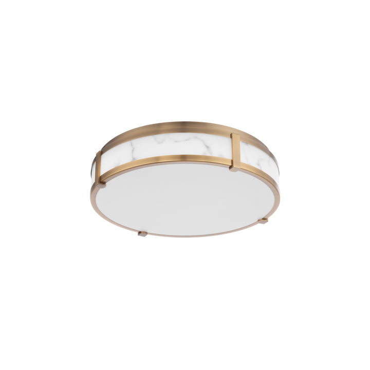 Constantine Flush Mount 3000K in Aged Brass by WAC Lighting