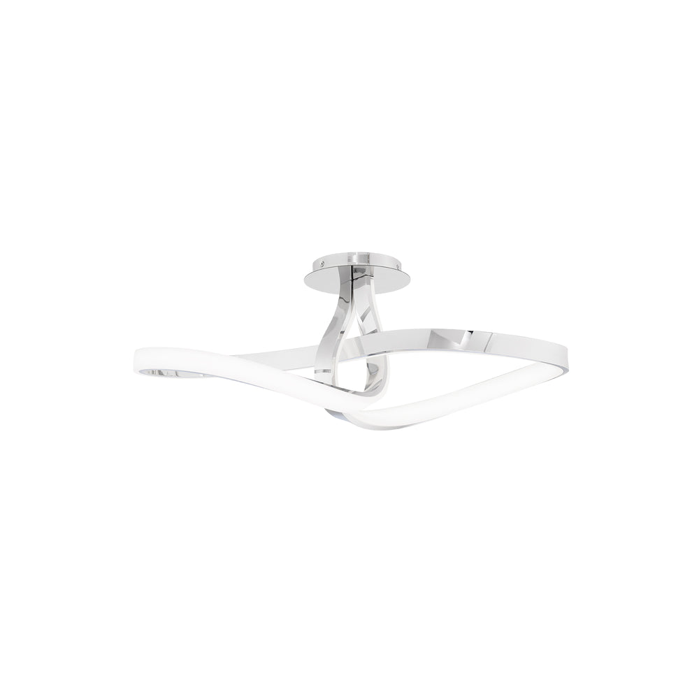 Mobius Flush Mount 3000K in Chrome by WAC Lighting