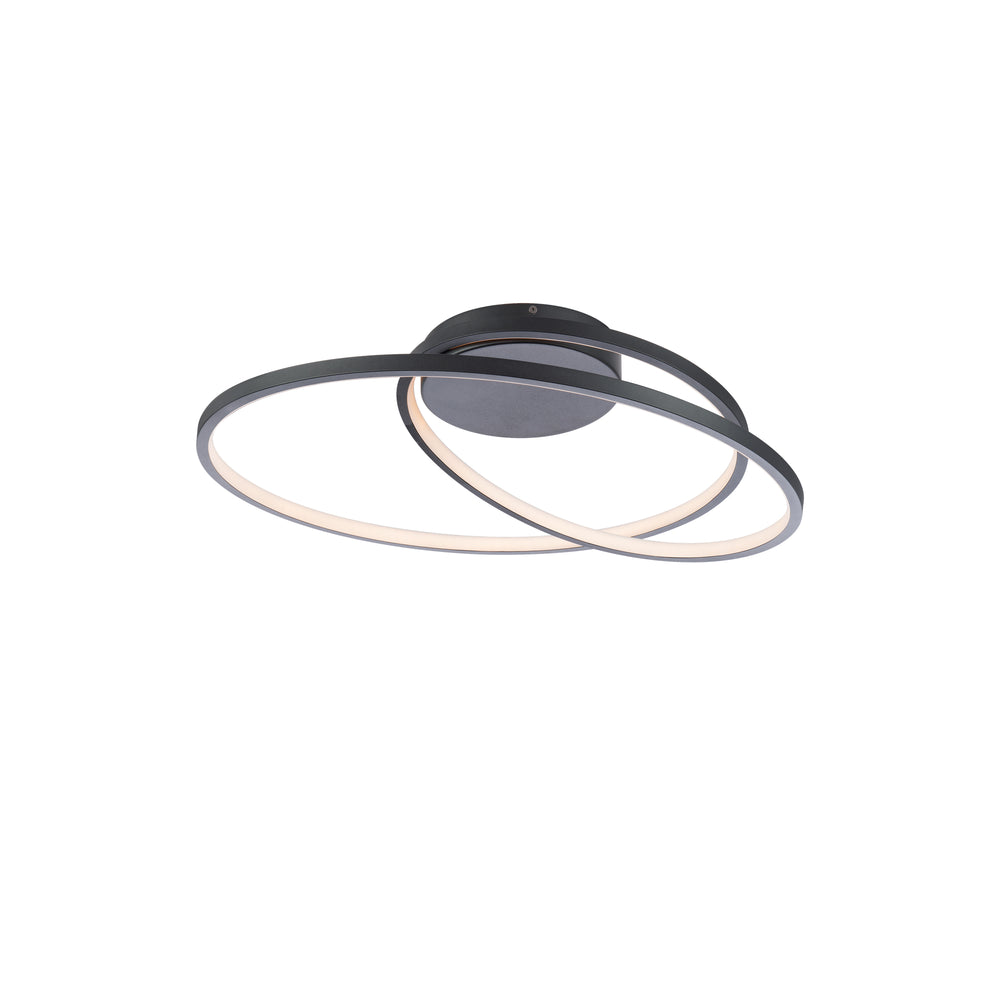 Marques Flush Mount 3000K in Black by WAC Lighting