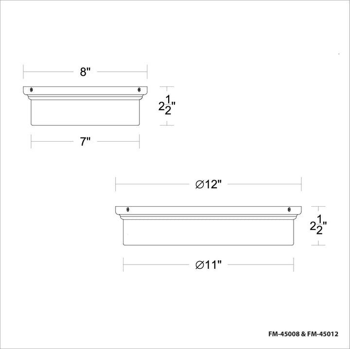 York Flush Mount 3000K by WAC Lighting - view 7