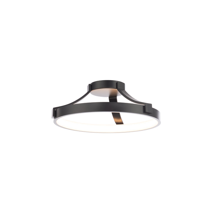 Chaucer Flush Mount 3000K in Black by WAC Lighting