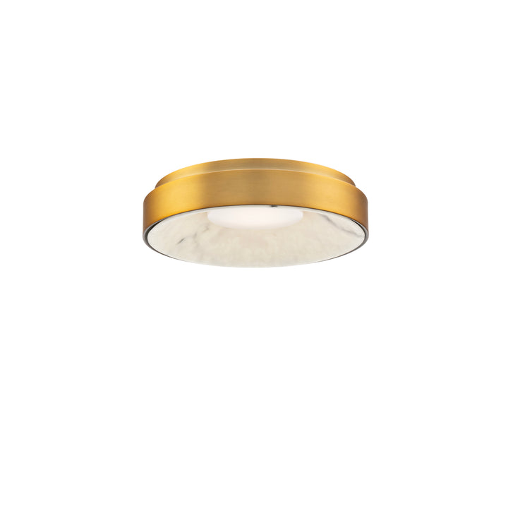 Crackle Flush Mount 3000K in Aged Brass by WAC Lighting