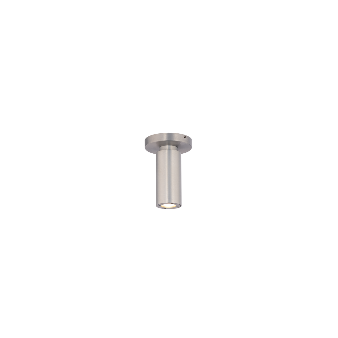Caliber Outdoor Ceiling Mount in Brushed Aluminum by WAC Lighting