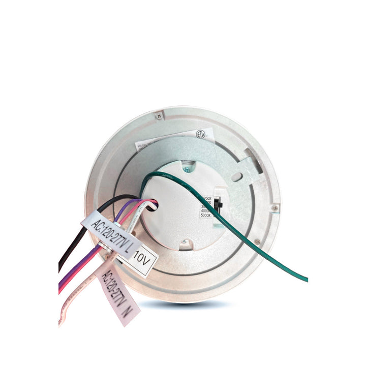 Super Slim LED Flush Mount 0-10V Dimming 5CCT - FM1-010V by Ortech - view 8